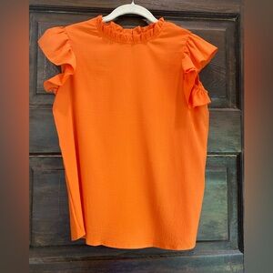 Orange blouse